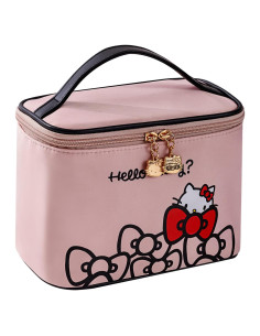 Bolsa de Maquillaje AmBealla Grande Impermeable Rosa 22x12x16cm