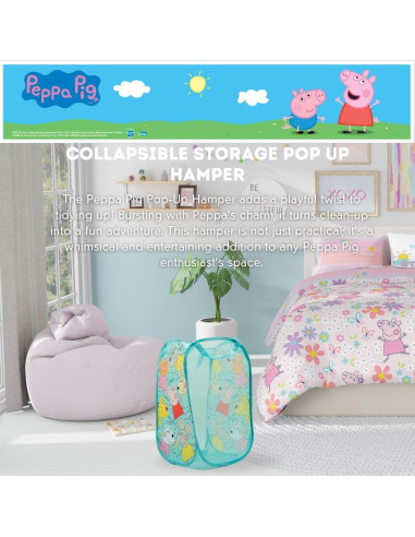 Cesta de Almacenamiento Colapsable Peppa Pig 70L Franco