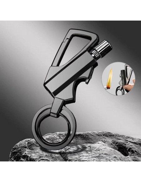 Encendedor de Cerillas Permanente Laicengo EDC con Abrebotellas