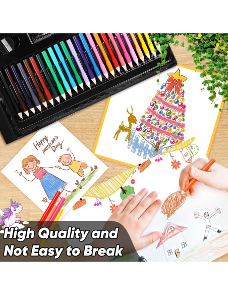 Set de Dibujo Soucolor 283 Piezas con Caballete y Bloc