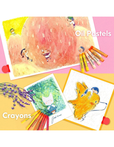 Set de Dibujo Soucolor 283 Piezas con Caballete y Bloc