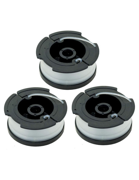 Bobina de Repuesto LBK 0.165 cm para Desmalezadoras BLACK+DECKER AF-100, Paquete de 3