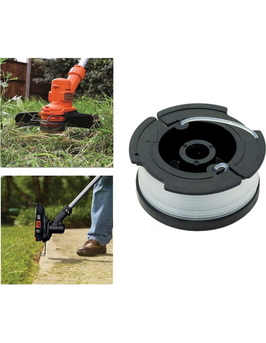 Bobina de Repuesto LBK 0.165 cm para Desmalezadoras BLACK+DECKER AF-100, Paquete de 3