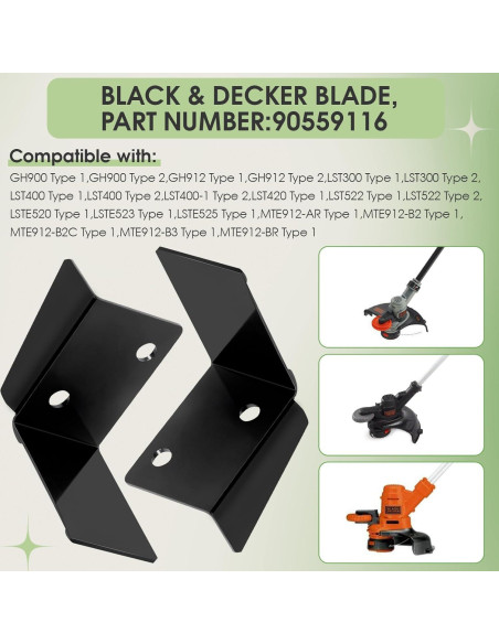 Cuchilla de Corte THTEN 90559116 Compatible Black & Decker