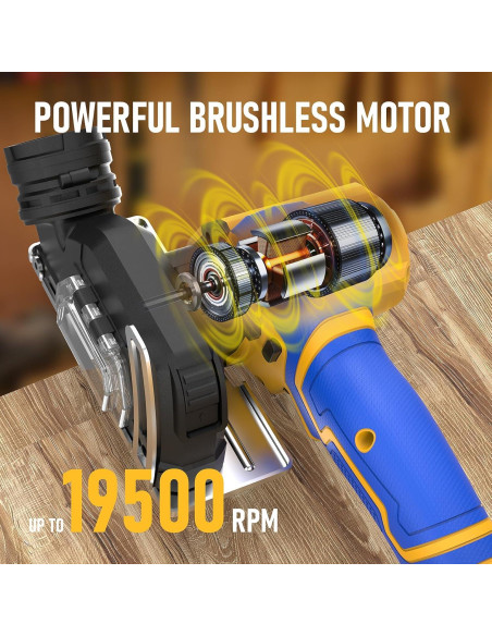 Sierra Circular Mini Inalámbrica Funnywhale 3" 19000RPM