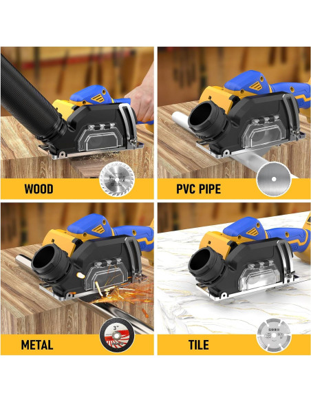 Sierra Circular Mini Inalámbrica Funnywhale 3" 19000RPM