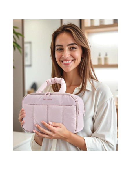 Bolsa de Aseo de Viaje BAGSMART Rosa 30x18.5x21 cm
