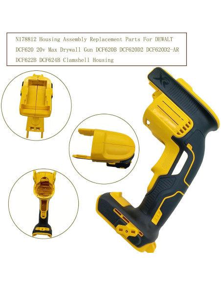 Piezas de Repuesto DEWALT DCF620 Carcasa N178812 20V Max