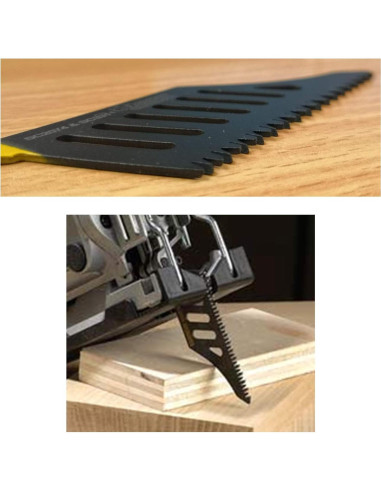 3 Cuchillas de Sierra de Calar SabreCut JSSC2074 HCS Madera