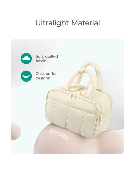 Bolsa de Aseo de Viaje BAGSMART Rosa 30x18.5x21 cm