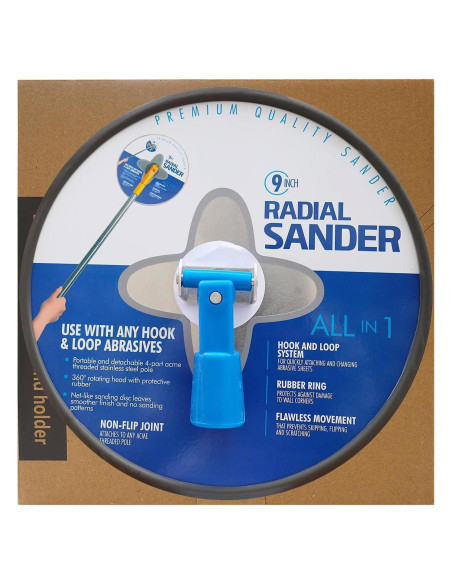 Lijadora Manual Radial Tonmp 9 Pulgadas para Yeso