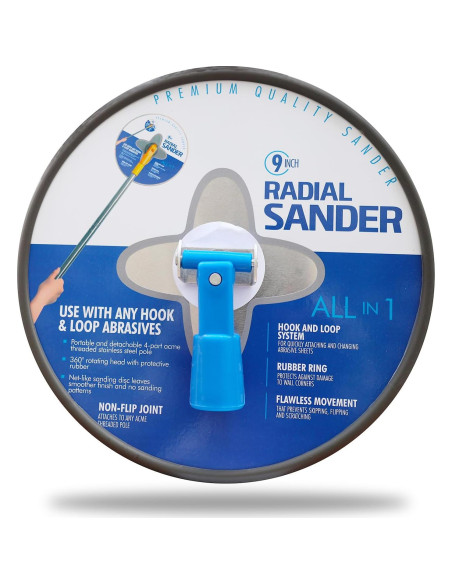 Lijadora Manual Radial Tonmp 9 Pulgadas para Yeso