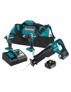 Kit de Herramientas Sin Escobillas Makita XT328M 18V 4.0Ah