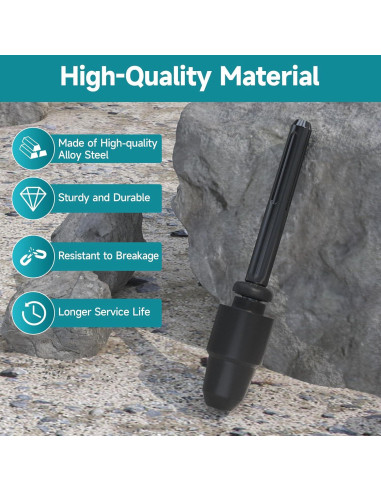 Adaptador SDS-Max a SDS-Plus YOSIGHT 22.86 cm Acero Aleado