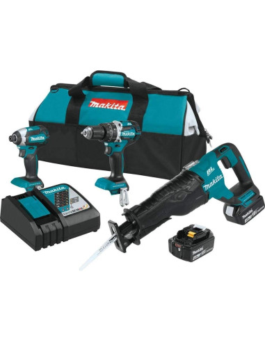 Kit de Herramientas Sin Escobillas Makita XT328M 18V 4.0Ah