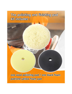 Kit de almohadillas de pulido Zorqon 7" (17.78 cm) para Milwaukee M18 2