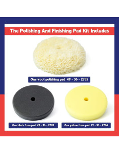 Kit de almohadillas de pulido Dusledel 7" compatible Milwaukee M18 2