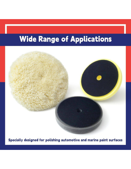 Kit de almohadillas de pulido Dusledel 7" compatible Milwaukee M18