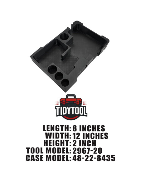 Forro Organizador para Taladro Milwaukee M18 Fuel 2967-20