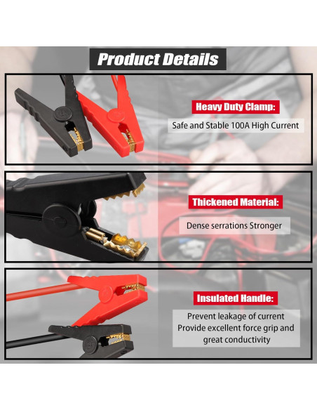 Adaptador de Arrancador de Coche ZWDXRB para Baterías Milwaukee 18V