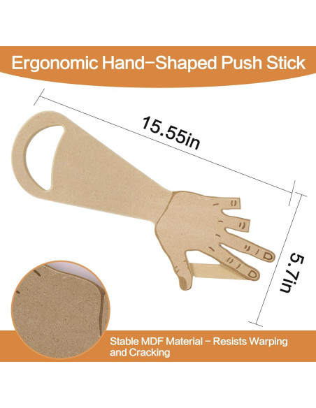 Bloque de Empuje Ergonómico YCMobilya para Sierra de Mesa