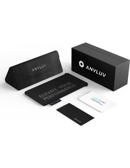 Gafas de Luz Azul ANYLUV 4560 para Hombres - Carbono, UV400