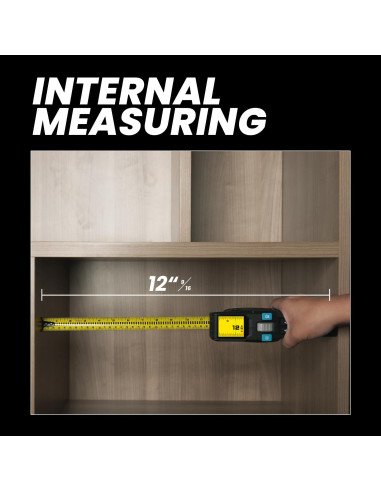 Cinta Métrica Digital ACEGMET DTX10 con Láser Verde 100.58m