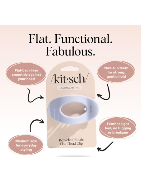 Clip de Garra Plano Kitsch Mediano Brisa de Hortensia