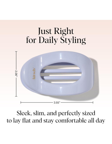 Clip de Garra Plano Kitsch Mediano Brisa de Hortensia