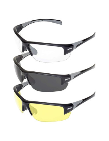 Gafas de Seguridad Global Vision Hercules 7 - 3 Pares Lentes