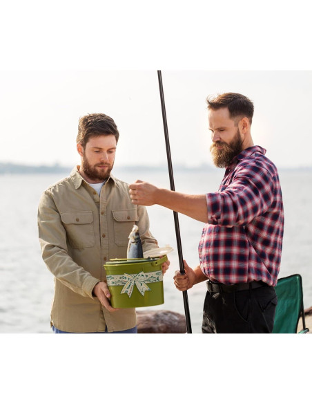 Cinta de Yute con Tema de Pesca NUVCELKA 6.35 cm x 4.57 m