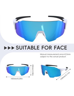 Gafas de sol deportivas TR90 UV400 DoouBao para ciclismo 2