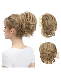 Clip de Garra para Coleta y Moño Desordenado Arena