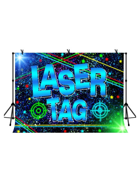 Backdrop Vinilo Mejorado 213x152cm Laser Tag BJLSLY770