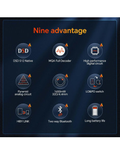 Reproductor de Audio Digital TempoTec Variations V3 HiFi 1650mW 2