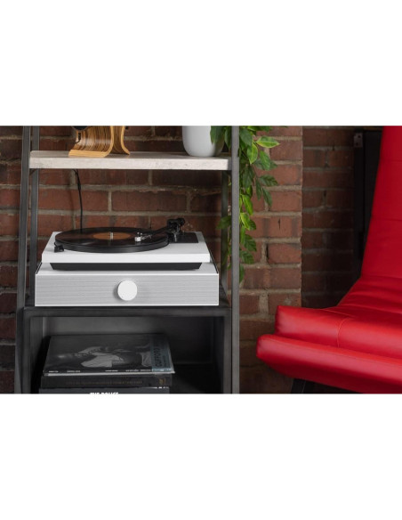 Tocadiscos Andover Audio SpinDeck 2 Blanco - Semi-Automático, 45 RPM