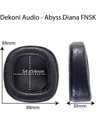 Almohadillas Dekoni Elite para Abyss Diana - Espuma Viscoelástica