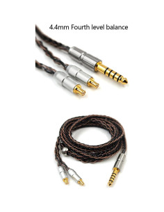 Cable Balanceado A2DC 1.45m Earmax 8 Hilos 2.5mm 3.5mm 4.4mm 2