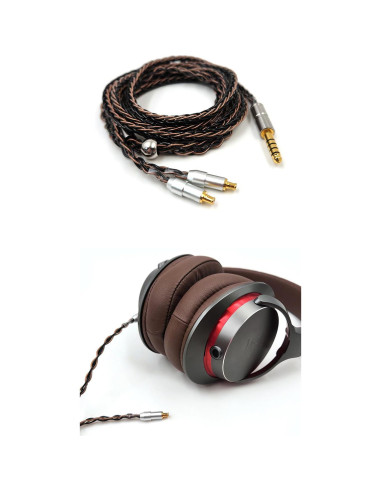 Cable Balanceado A2DC 1.45m Earmax 8 Hilos 2.5mm 3.5mm 4.4mm