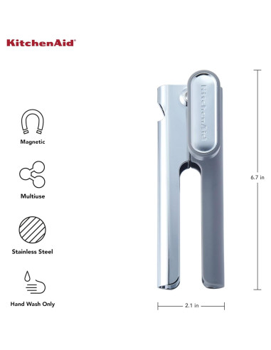 Abrelatas Multifuncional KitchenAid Gris 2 en 1 Manual