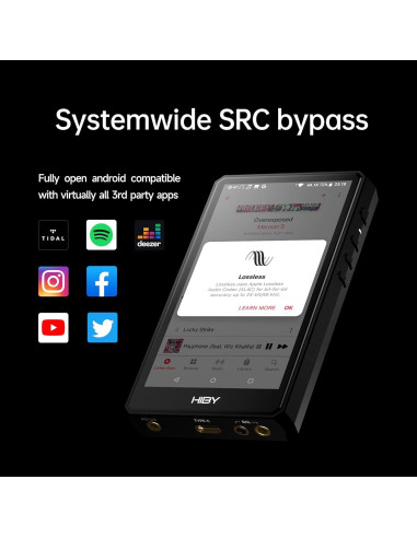 Reproductor de Audio Digital HiBy R5 Gen 2 Bluetooth WiFi