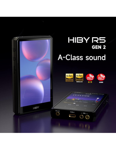 Reproductor de Audio Digital HiBy R5 Gen 2 Bluetooth WiFi