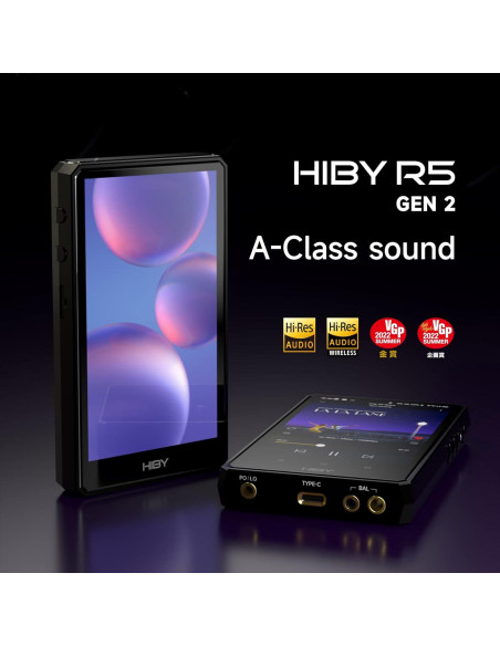 Reproductor de Audio Digital HiBy R5 Gen 2 Bluetooth WiFi