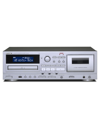 Reproductor de Cassettes y CD TEAC AD-850-SE Plata