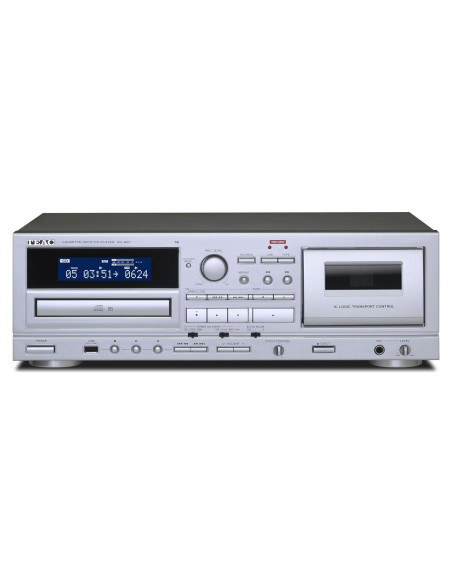 Reproductor de Cassettes y CD TEAC AD-850-SE Plata