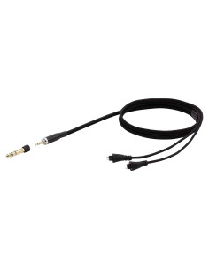Cable Auxiliar Fostex 1.2m TRS 3.5mm y 6.3mm para Auriculares