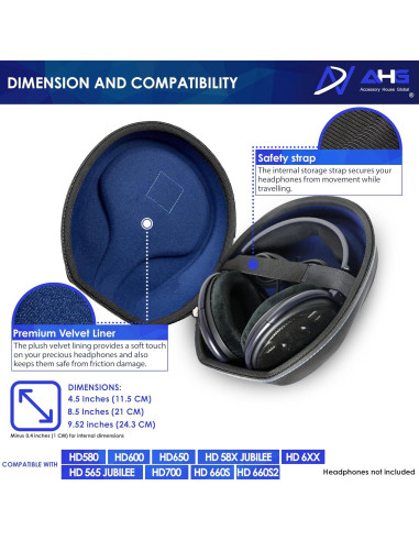 Funda de Transporte para Auriculares Sennheiser HD - Accessory House