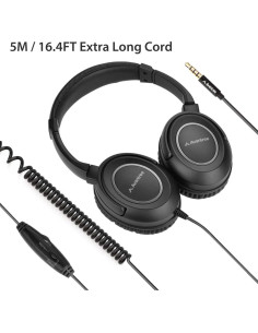 Auriculares con cable Avantree HF039 5M para TV y PC 2