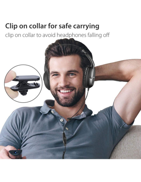 Auriculares con cable Avantree HF039 5M para TV y PC