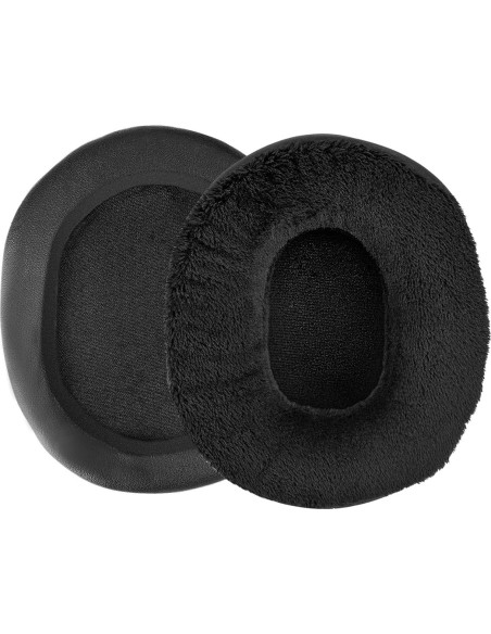 Almohadillas de Reemplazo Linkidea para Auriculares Audio-Technica M50X/M40X/M70X - Extra Gruesas Negro